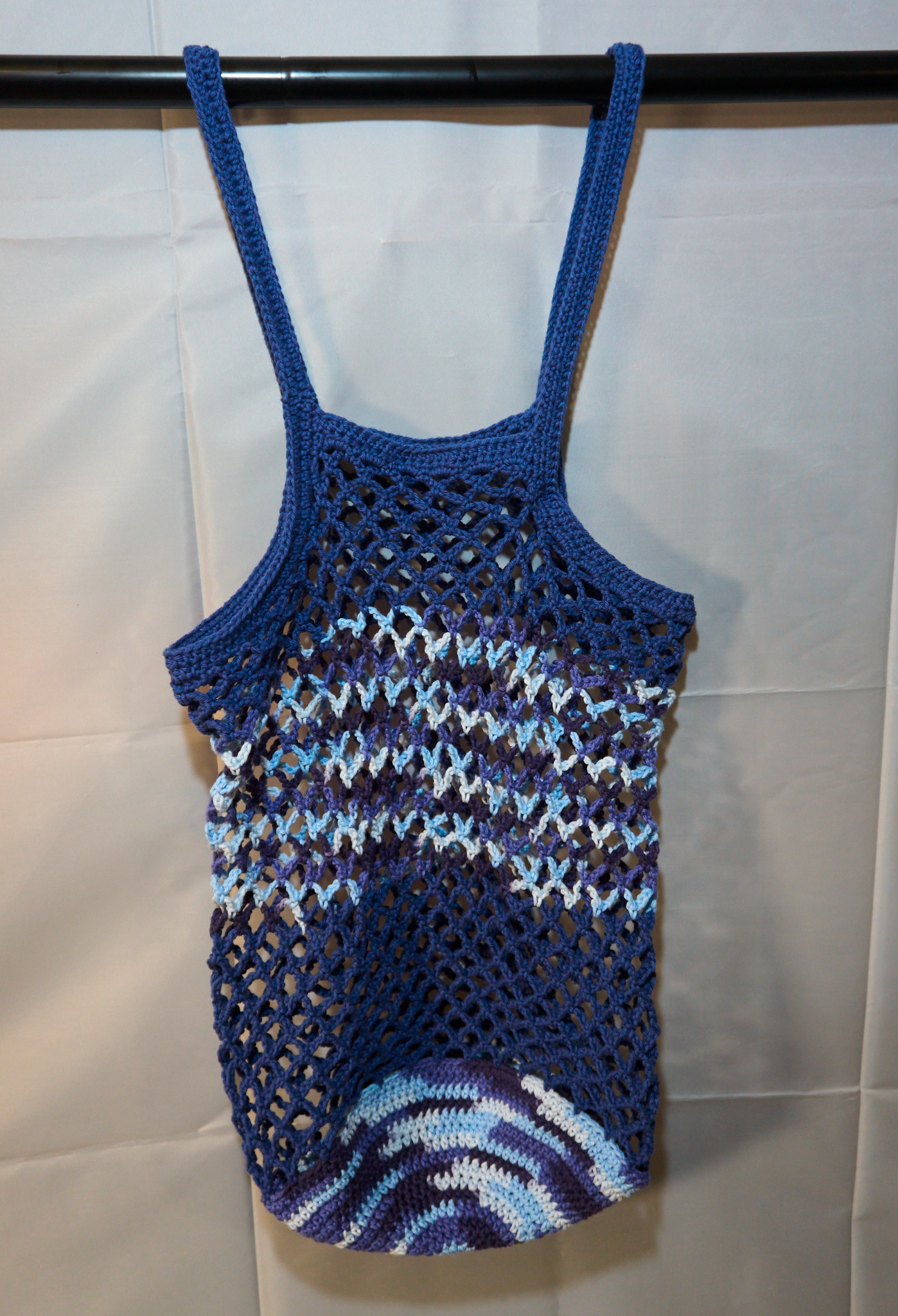 Hand-crocheted market bags