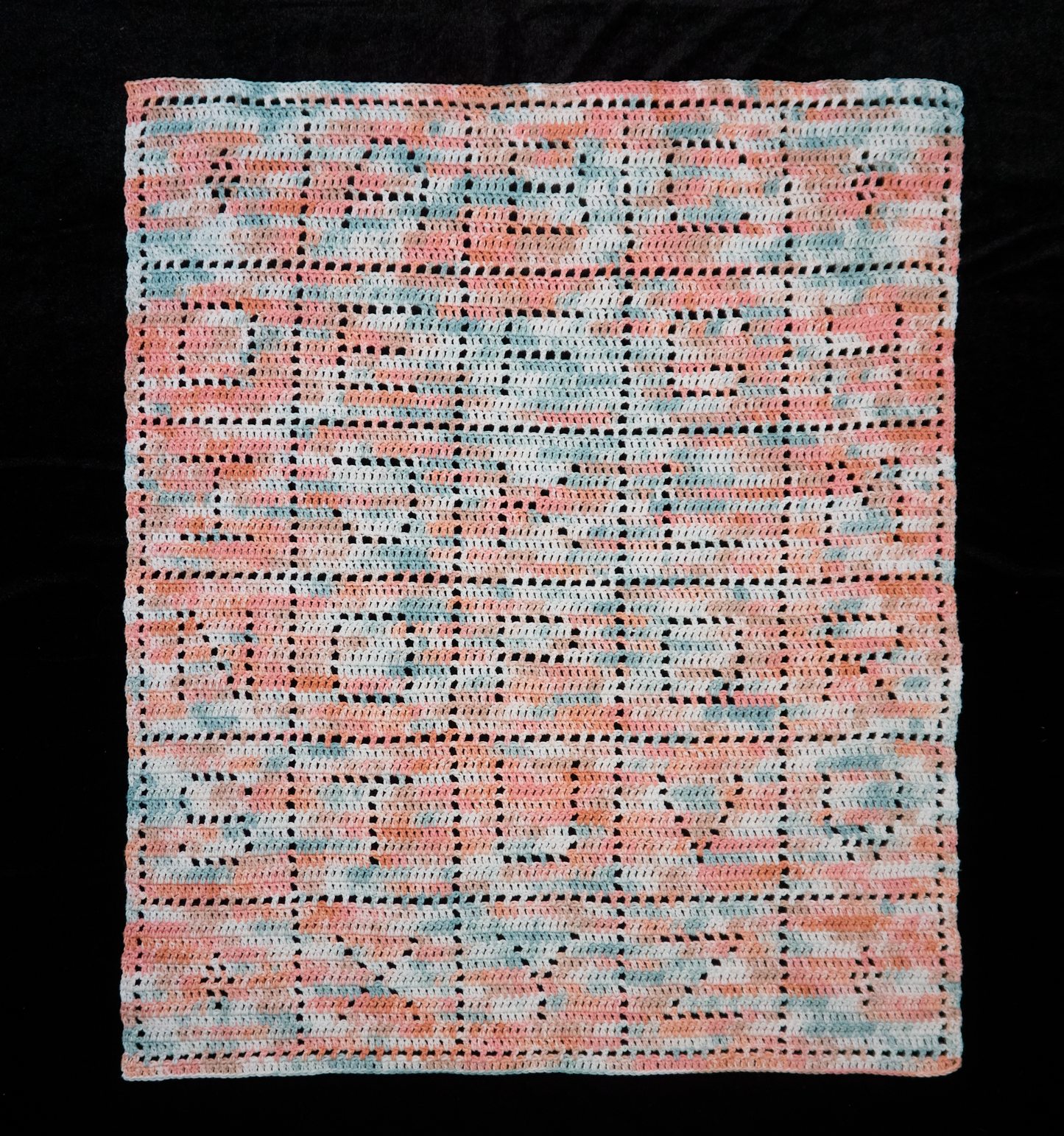 Alphabet baby blanket (Multicolor)