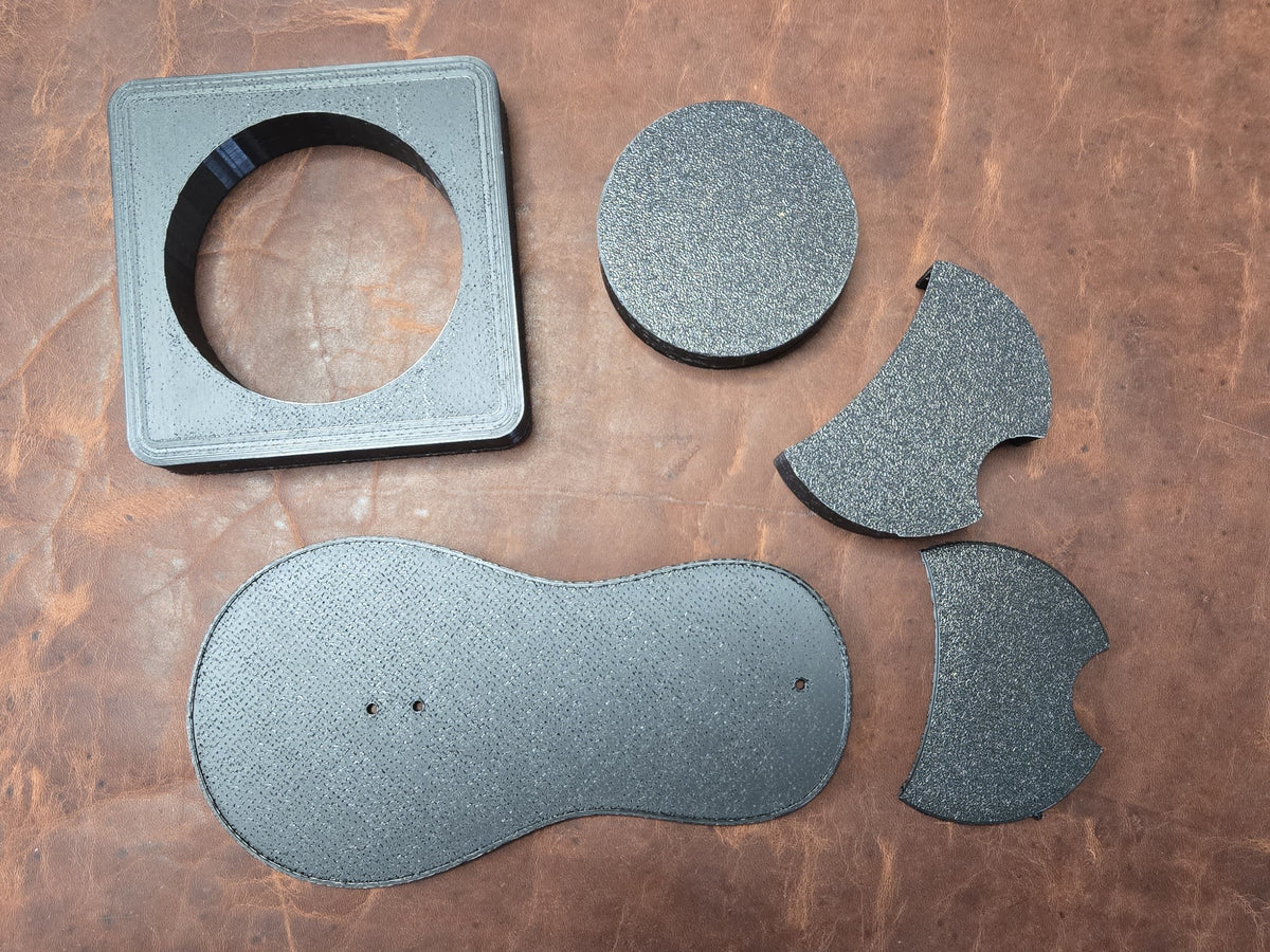 Template and wet molds for dip can holster - STL files