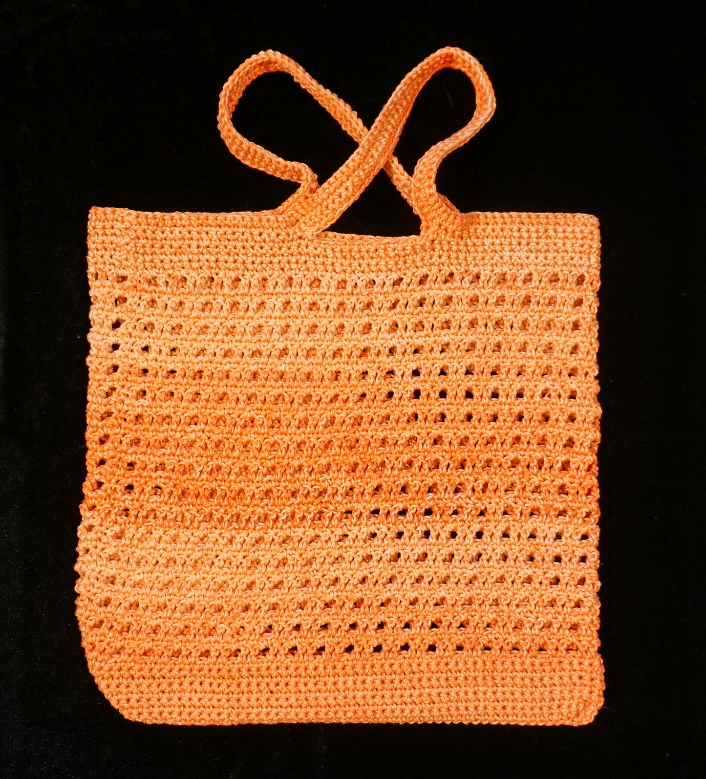 Hand-crocheted market bags