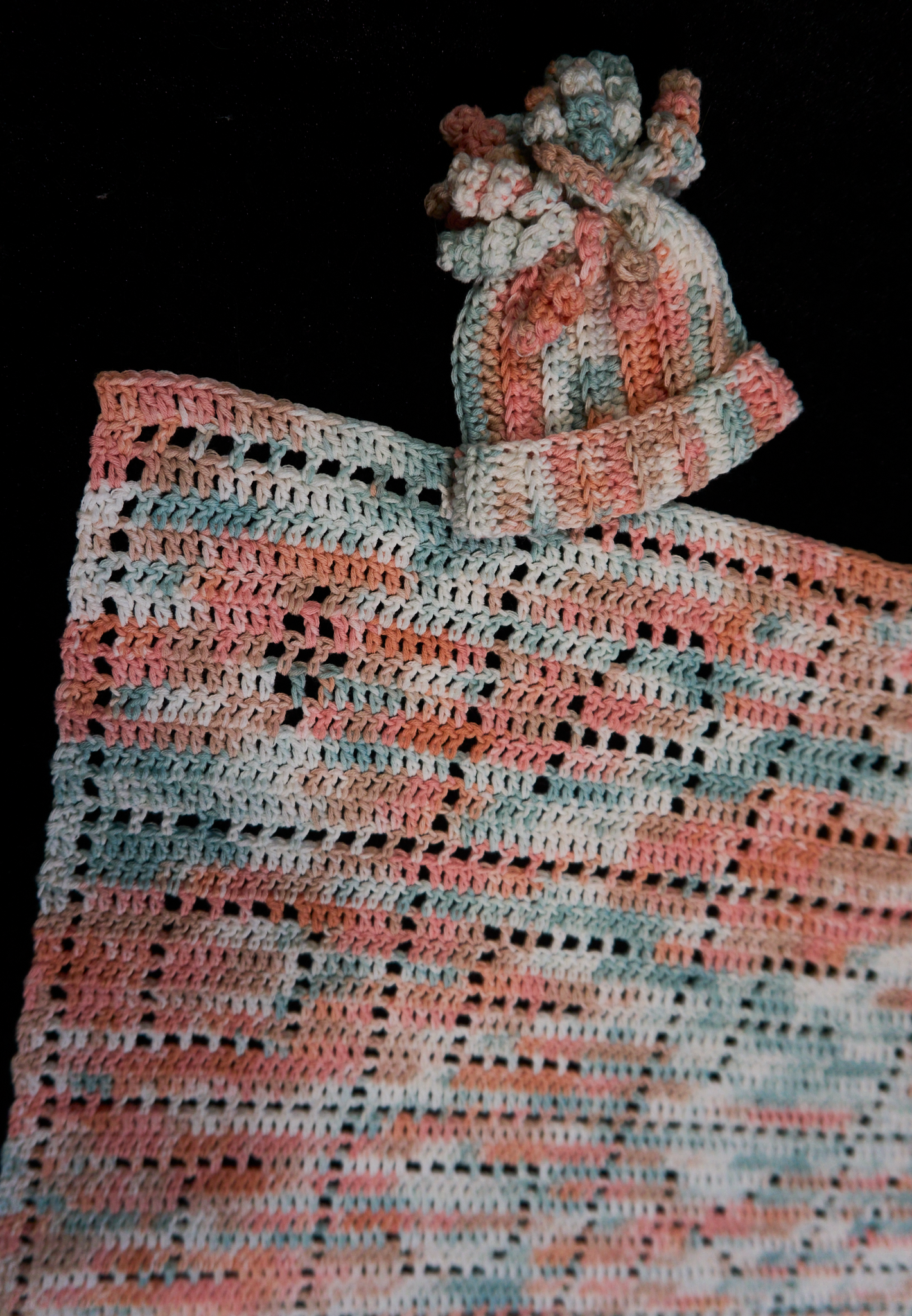 Alphabet baby blanket (Multicolor)